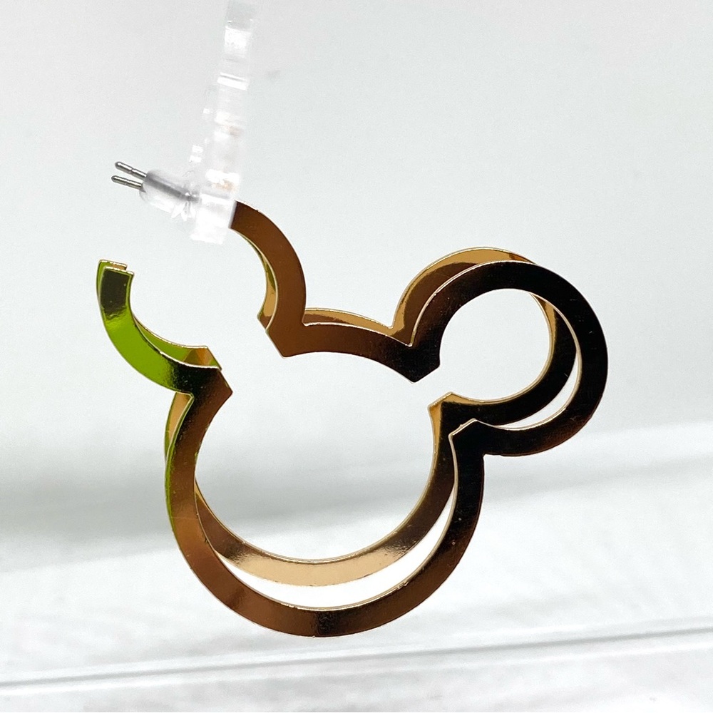 🧿SUPER SALE; PRICE FIRM🧿
Mouse hallow hoop earrings 🖤 - Picture 5 of 11